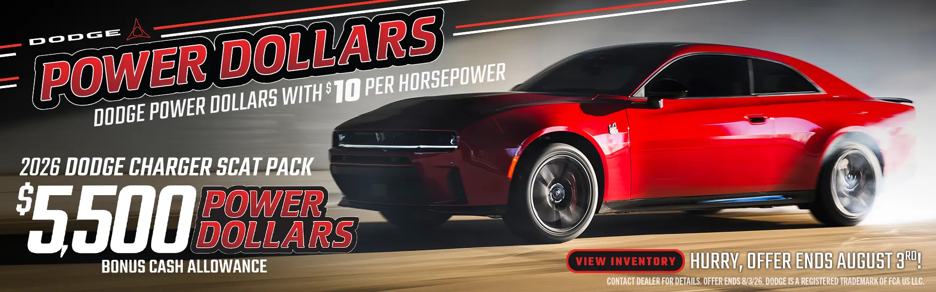 DODGE POWER DOLLARS WITH$TO PER HORSEPOWER