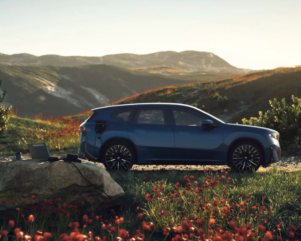 2027 BMW iX3 charging tech outside