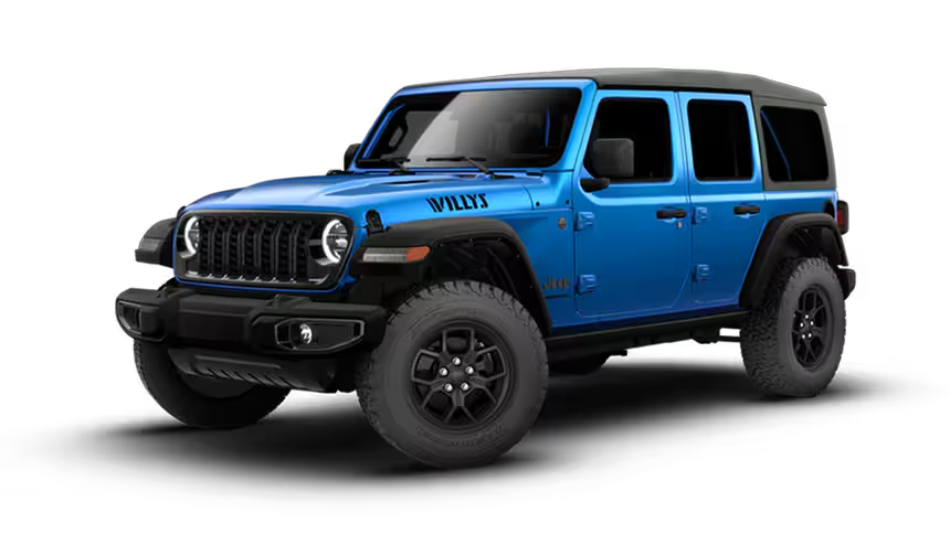 2026 Jeep Wrangler Willys Exterior Driver Side Front Profile