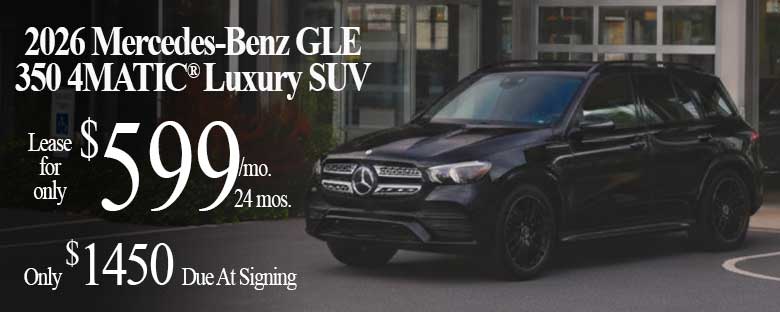 2026 Mercedes-Benz GLE 350 parked in Tom Masano, Inc., a Mercedes-Benz dealer in Berks County, PA near me