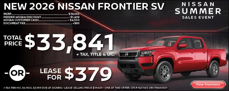 2026 Nissan Frontier SV