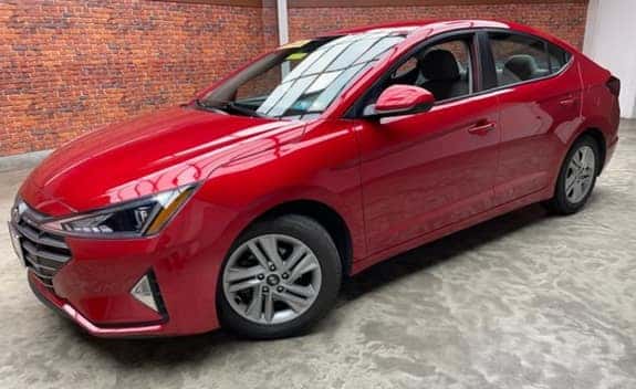 2020 red Hyundai Elantra SEL car for sale in Reading, PA