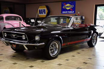 1967 Raven Black Ford Mustang
