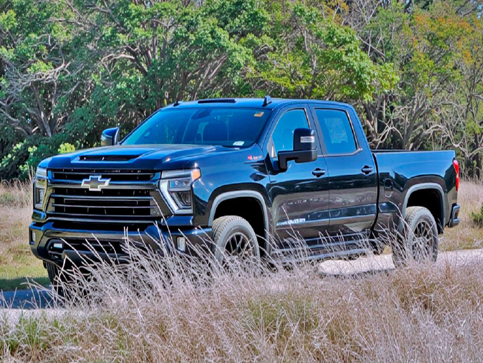 2026 Chevrolet Silverado 1500 on a backroad in Kansas