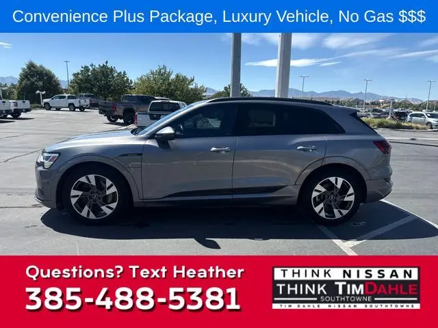 Used 2022 Audi e-tron Premium with VIN WA1AAAGE6NB011972 for sale in South Jordan, UT