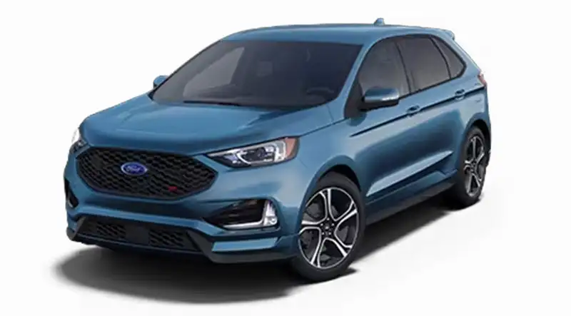 image of blue ford edge 