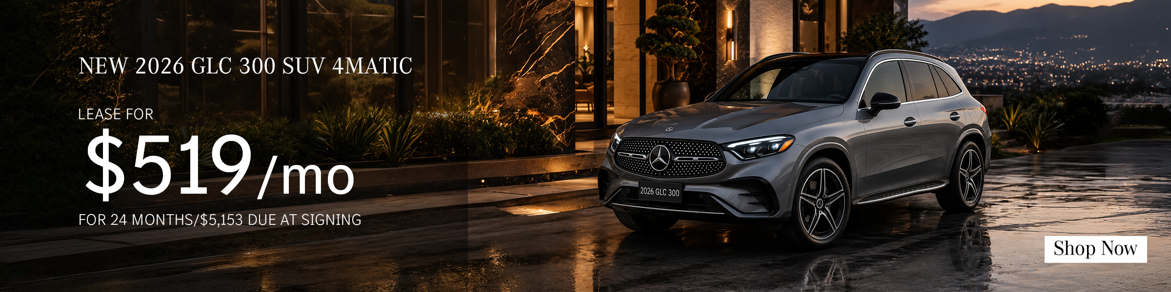 New 2026 GLC 300 SUV 4Matic