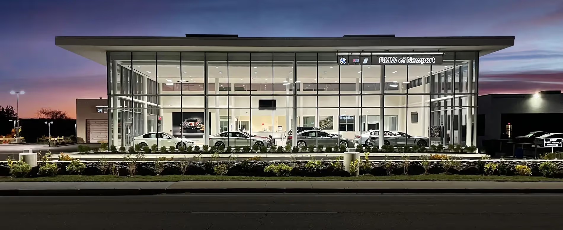 BMW Center welcome hero showcasing precision and performance.