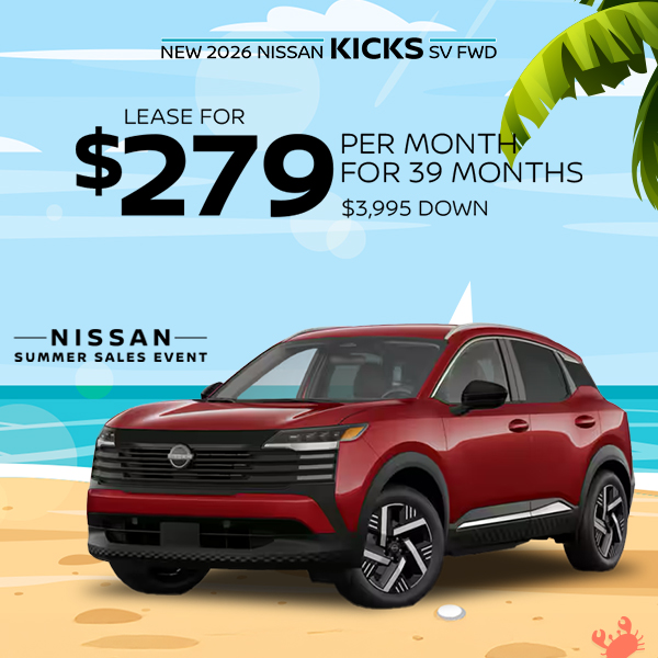 New 2026 Nissan Kicks SV FWD