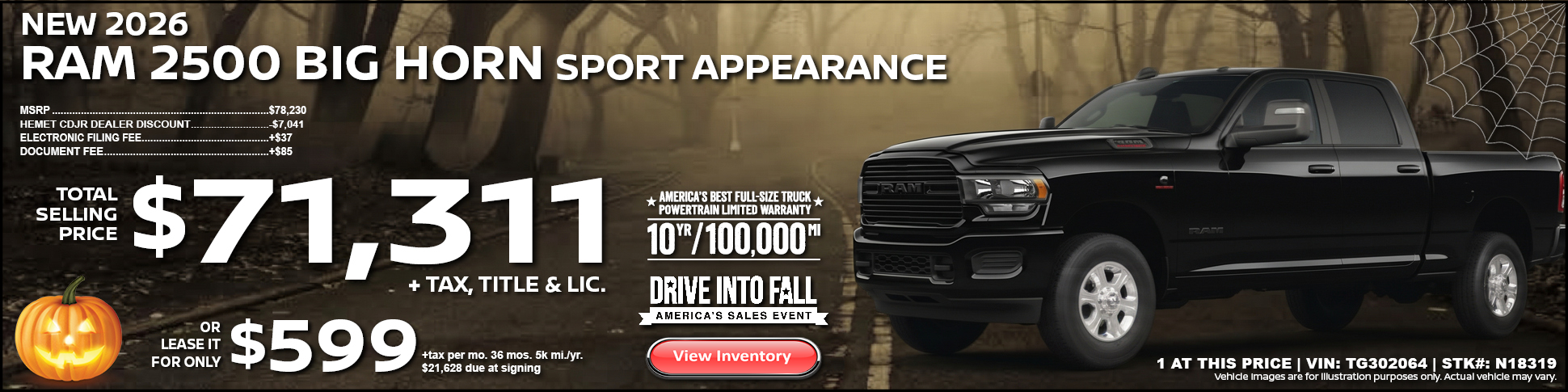 New 2026 RAM 2500 Big Horn