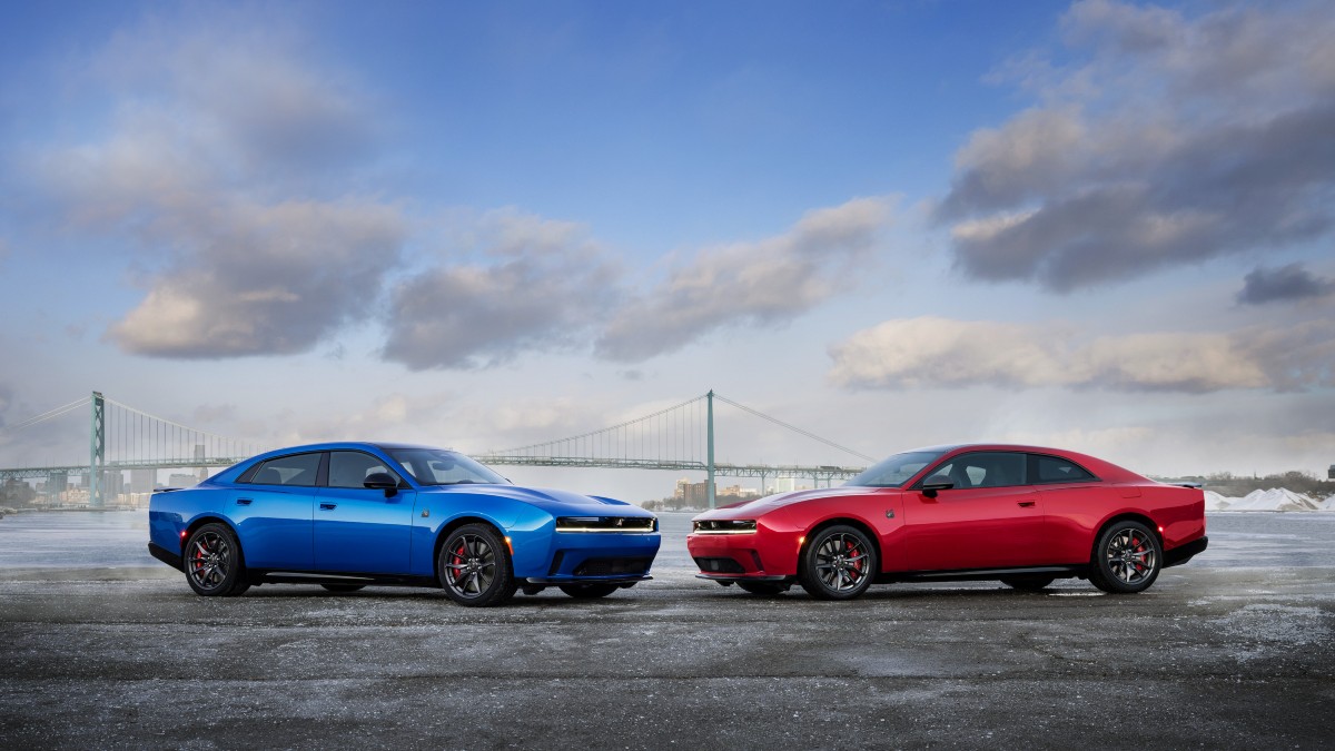 2026 Dodge Charger Daytona Scat Pack 2-Door and 4-Door Models Exterior Front Profiles