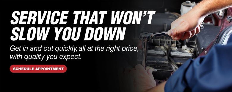 schedule a service appointment. get in and out quickly.