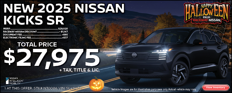 New 2025 Nissan Kicks SR Purchase Offer