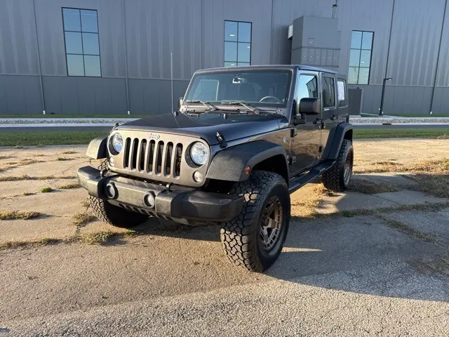 Used 2018 Jeep Wrangler JK Unlimited Sport S with VIN 1C4BJWDG3JL859051 for sale in Columbus, IN