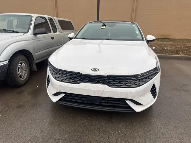 Used 2021 Kia K5 EX with VIN 5XXG34J23MG074434 for sale in Bartlesville, OK