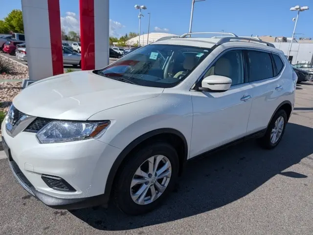 Used 2016 Nissan Rogue SV with VIN KNMAT2MV7GP656422 for sale in North Salt Lake, UT