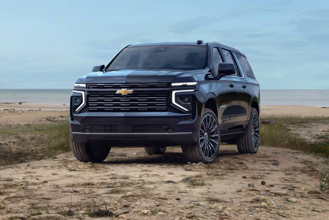 New Chevrolet Suburban Premier in Radiant Red