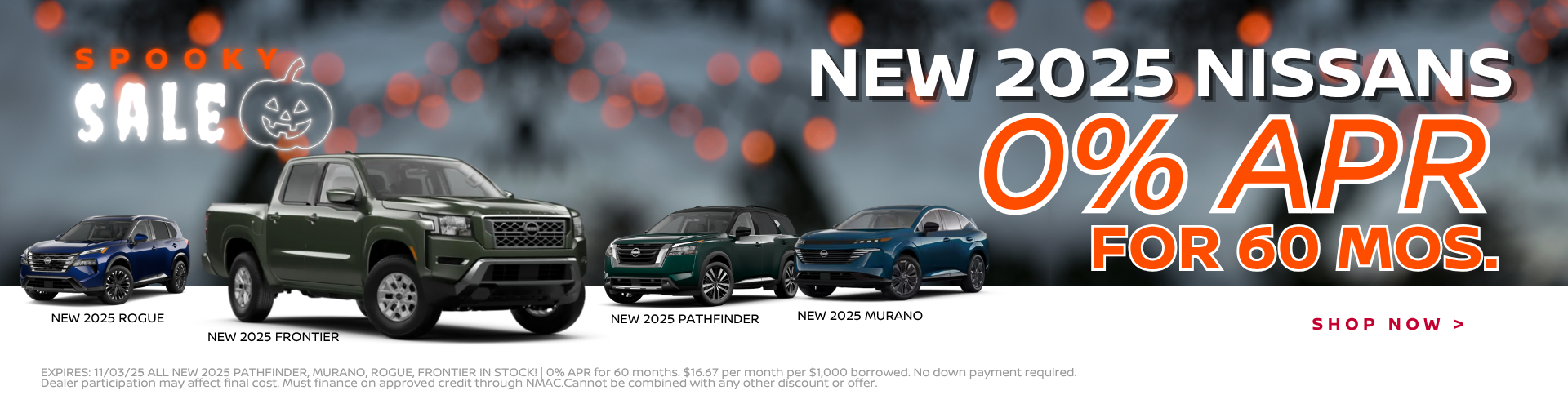 New Nissans 0% APR at Nissan Elk GRove