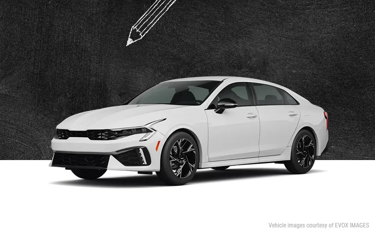 2026 Kia K5 GT-Line  Lease for $129 per month for 24 months with $5,800 due at signing for well qualified buyers