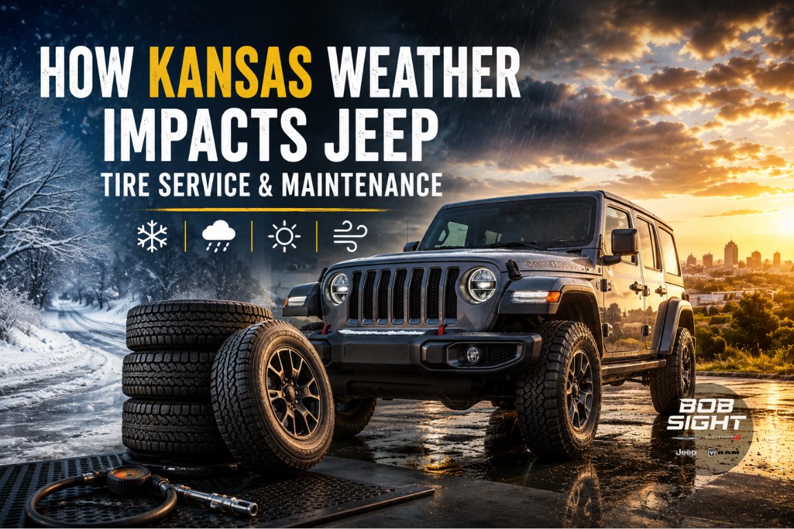 How Kansas weather impacts Jeep tire service and maintenance