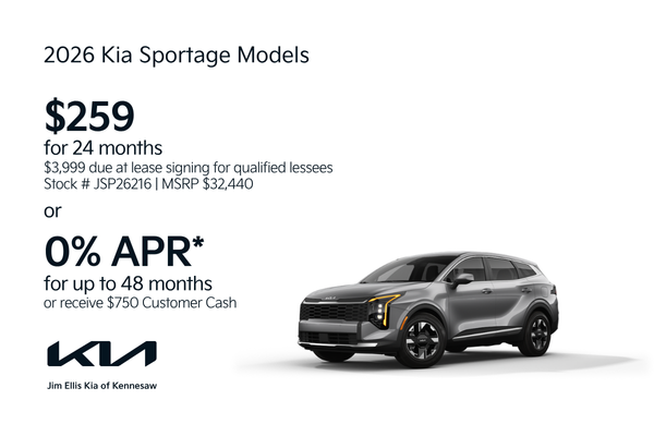 2026 Kia Sportage Offers