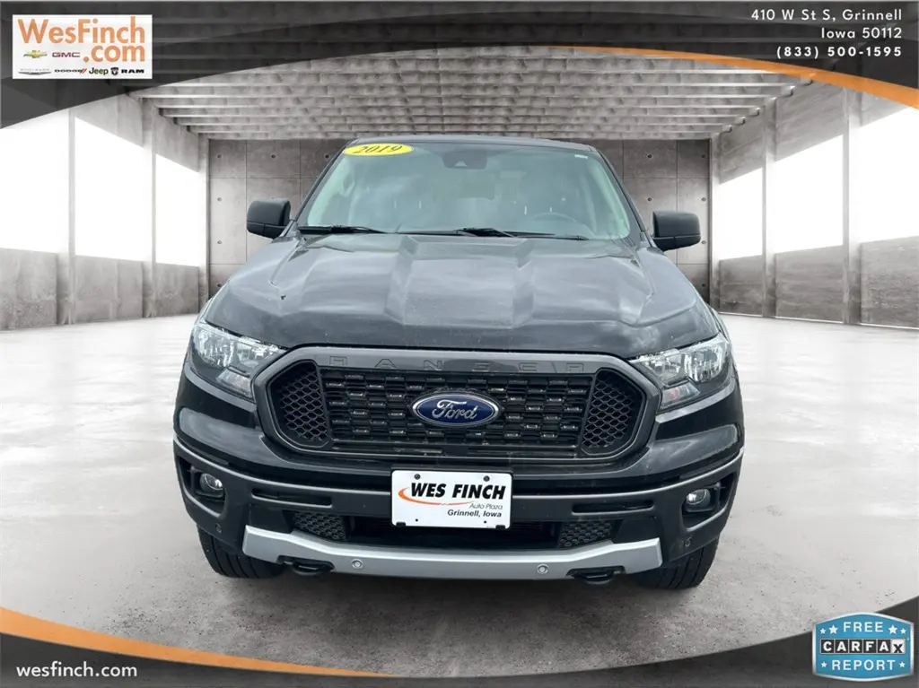 Used 2019 Ford Ranger XLT with VIN 1FTER4FH2KLA55504 for sale in Grinnell, IA