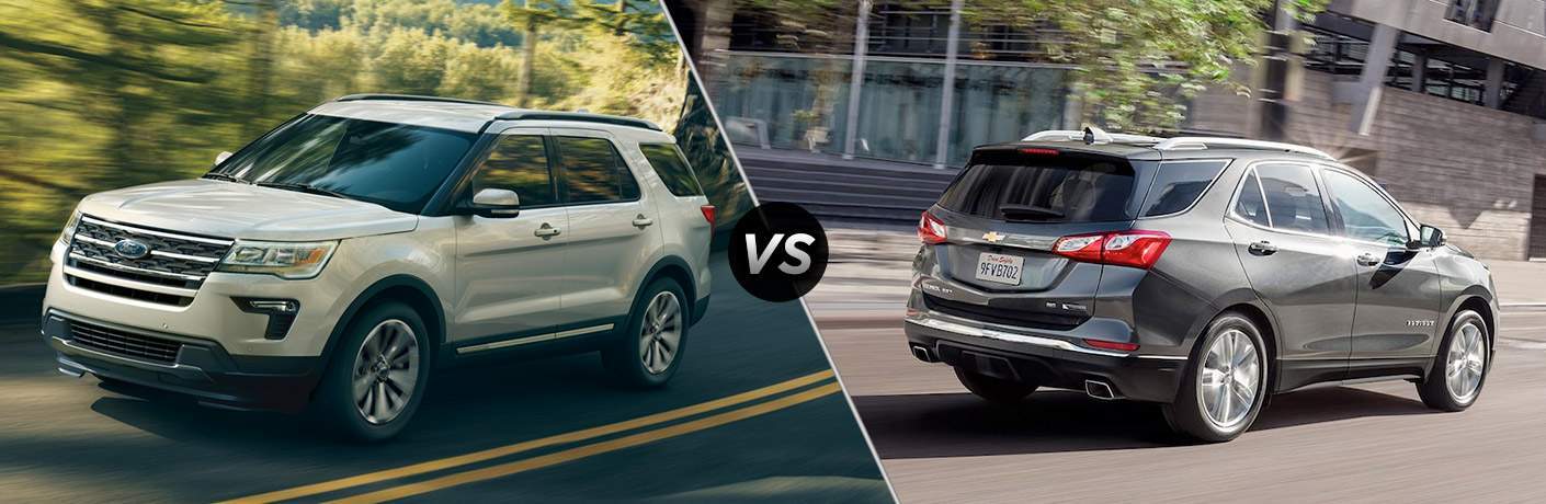 2018 Ford Explorer vs 2018 Chevy Equinox