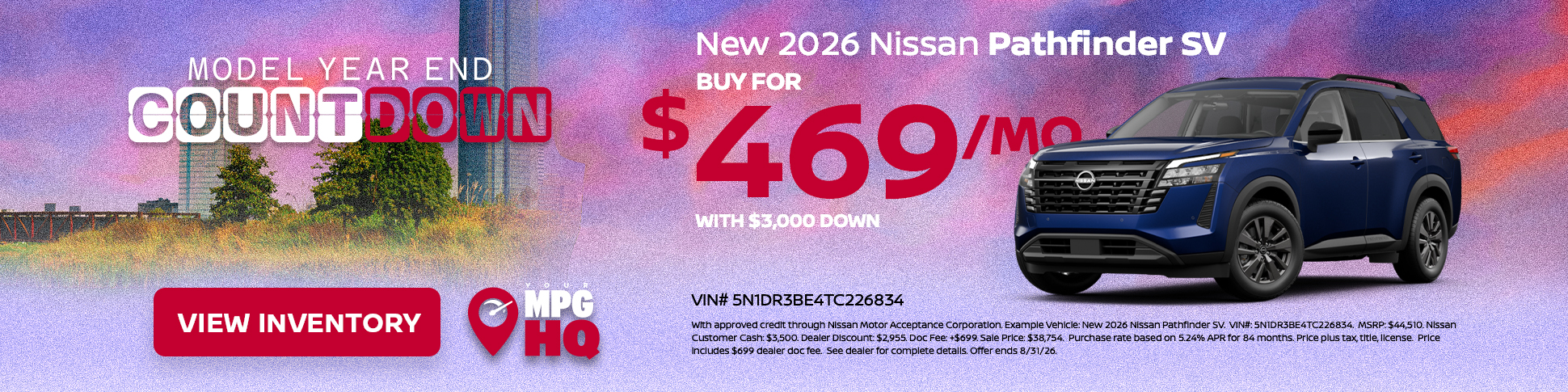 New 2026 Nissan Pathfinder