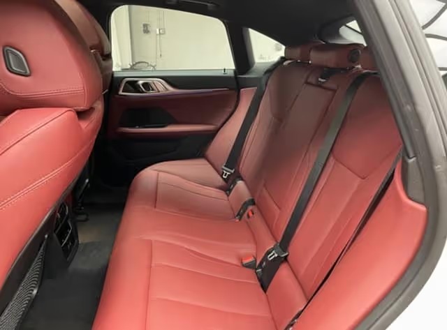 Red leather seats in BMW i4 eDrive35 for sale PA