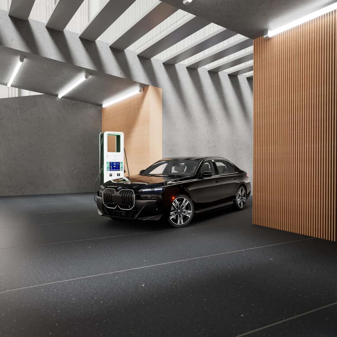 BMW i7 at Electrify America