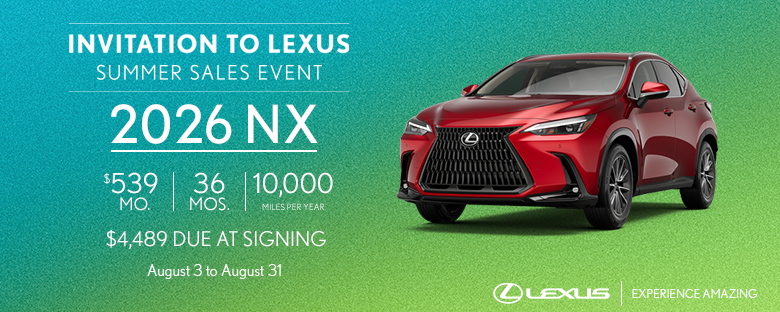 Lexus NX Offer