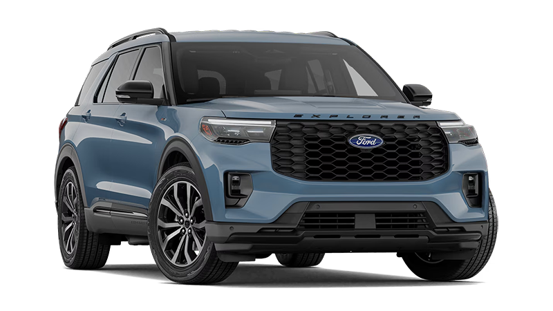 image of grey ford explorer xlt