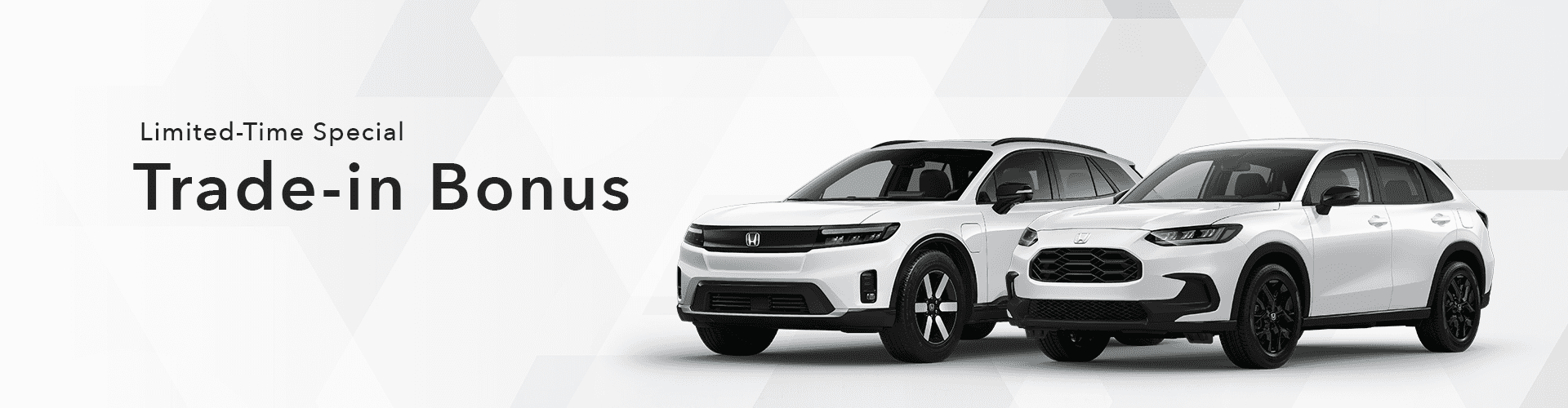 Honda trade-in bonus offer