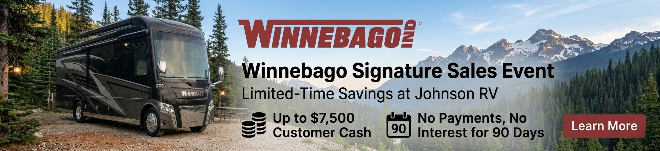 Johnson RV Winnebago Signature Sales Event