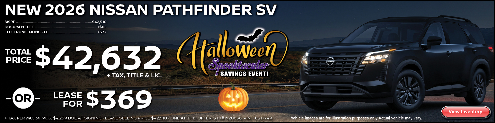 2026 Nissan Pathfinder SV