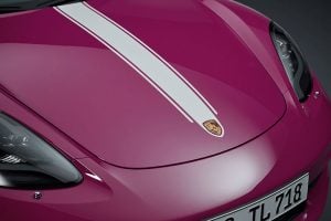 Image of the 2023 Porsche 718 Boxster hood