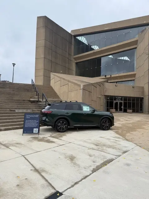 INFINITI Vehicle Display at Playhouse Square