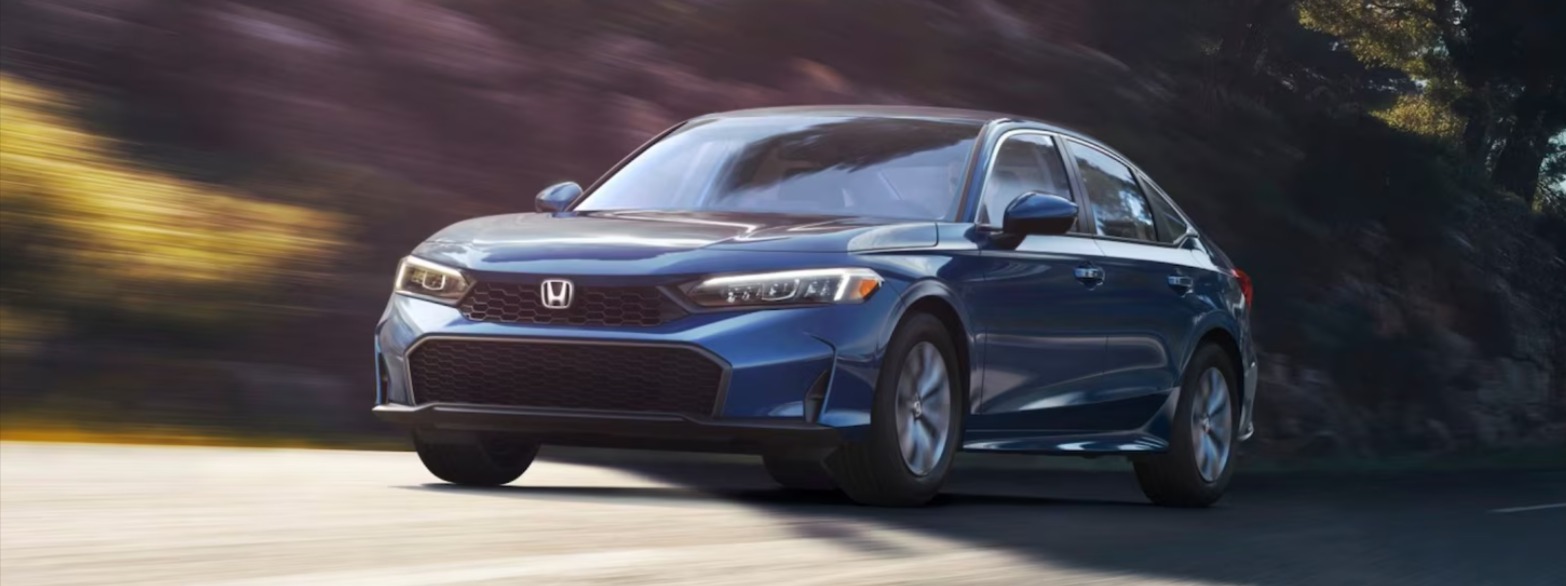 2025 Honda Civic LX in Blue Lagoon Pearl