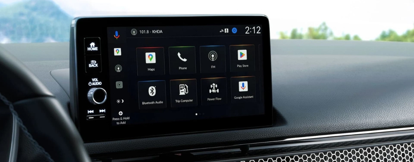 Infotainment screen in a 2026 Honda Civic