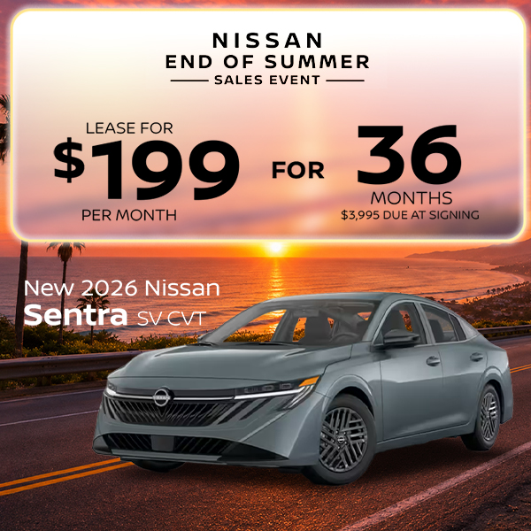 New 2026 Nissan Sentra SV CVT