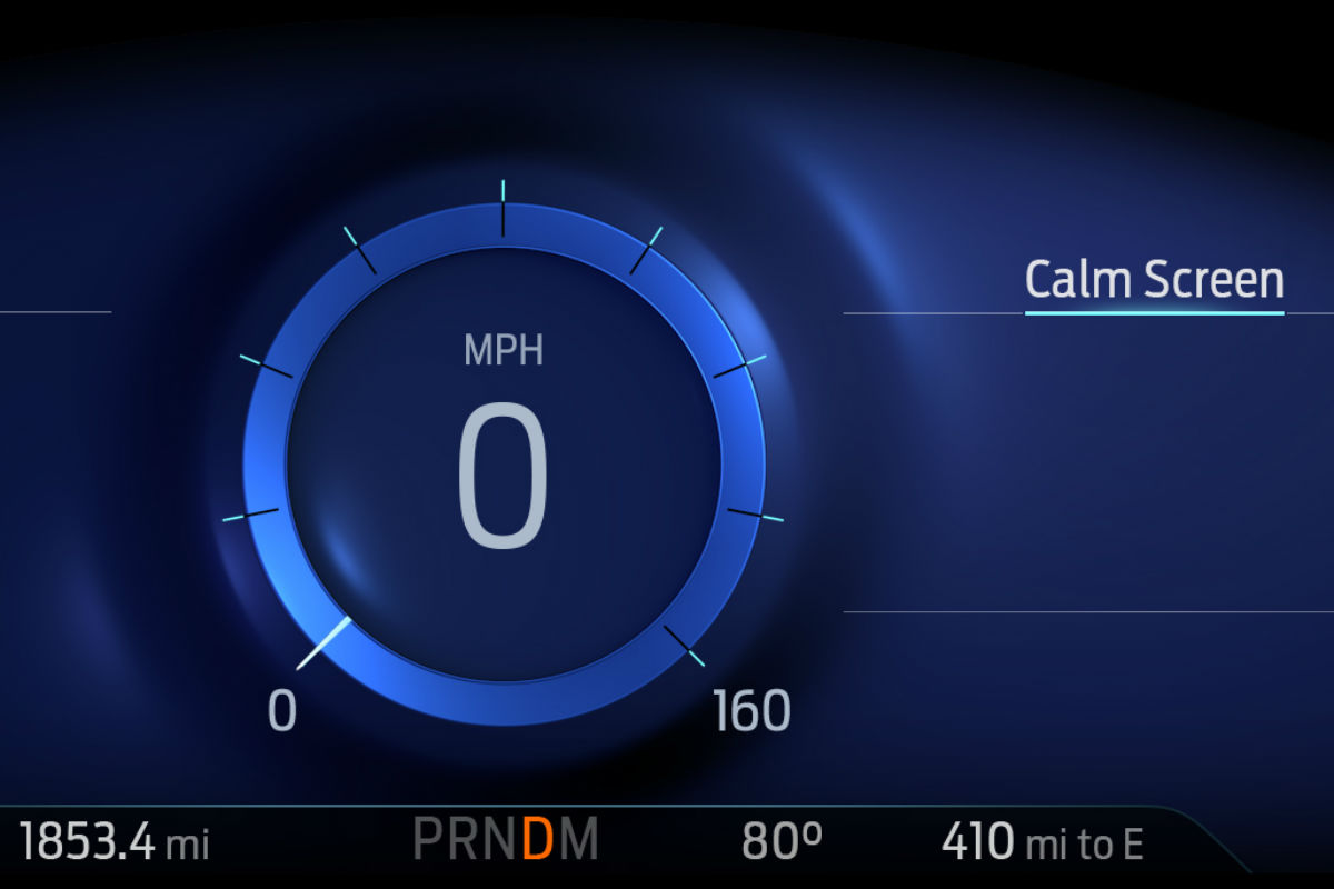 close up of mindful mode in a 2020 Ford Explorer