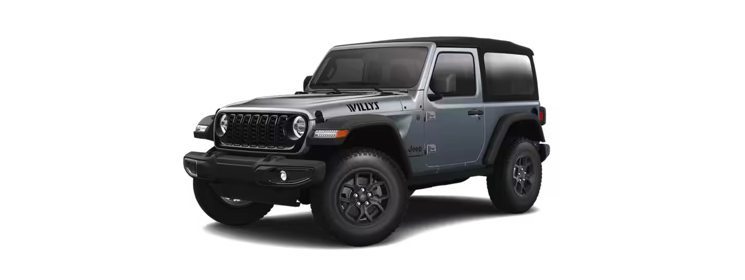 The Jeep Wrangler Willys trim.