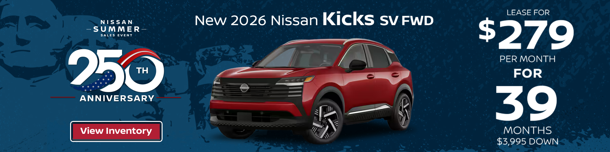 New 2026 Nissan Kicks SV FWD