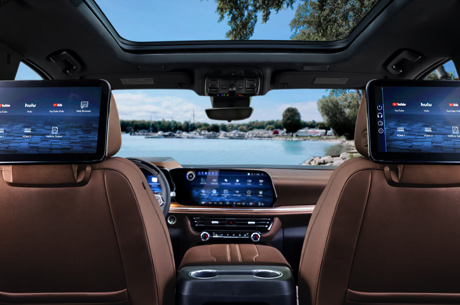 The interior design of a suburban.