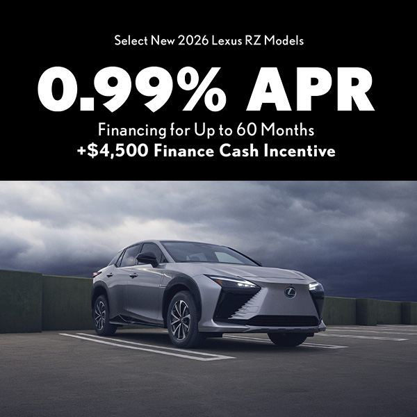 Select New 2026 Lexus RZ Models