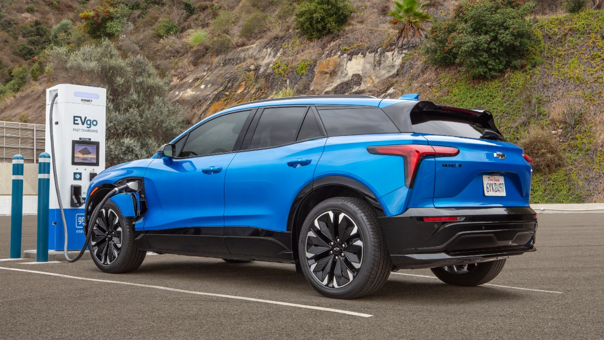 2024 Chevrolet Blazer EV Exterior Driver Side Rear Profile