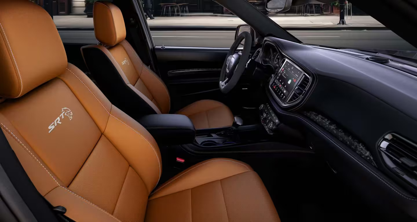 The interior design of a durango.