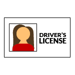 Driver's license icon