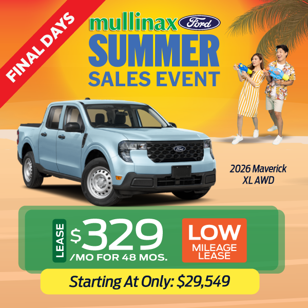 2026 Maverick XL AWD Lease $329/mo for 48 Mos.