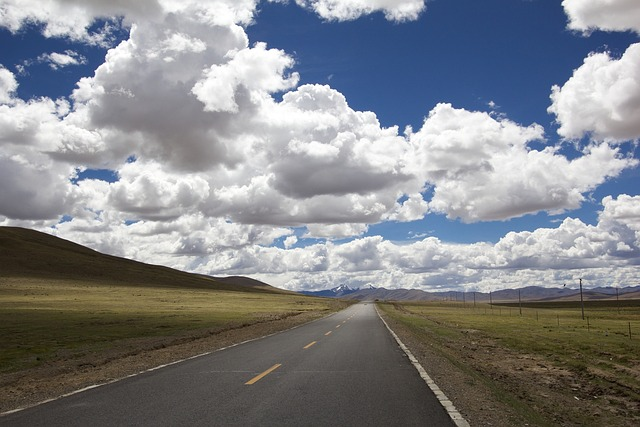 Blue Sky Open Road